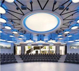 Mit dem Allianz Auditorium (oben) und dem Café Reitschule hält die DIGICON in 2017 zwei exklusive Locations für Ihre Besucher bereit