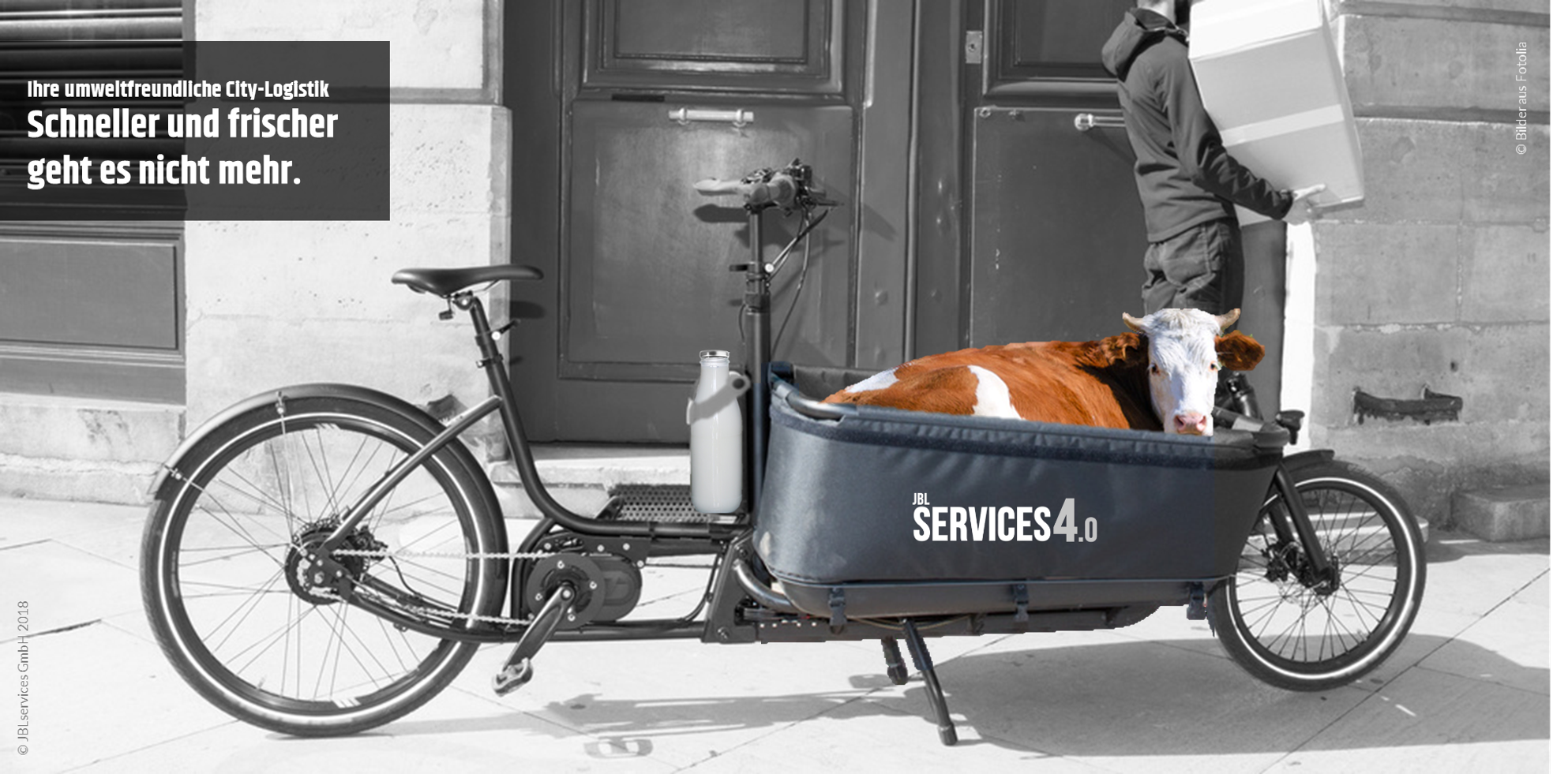 Gewinner des Zusatzpreises "Das Digitale Bild" ist 2018 die JBLservices GmbH mit ihrem Beitrag "Zukunft der Logistik".