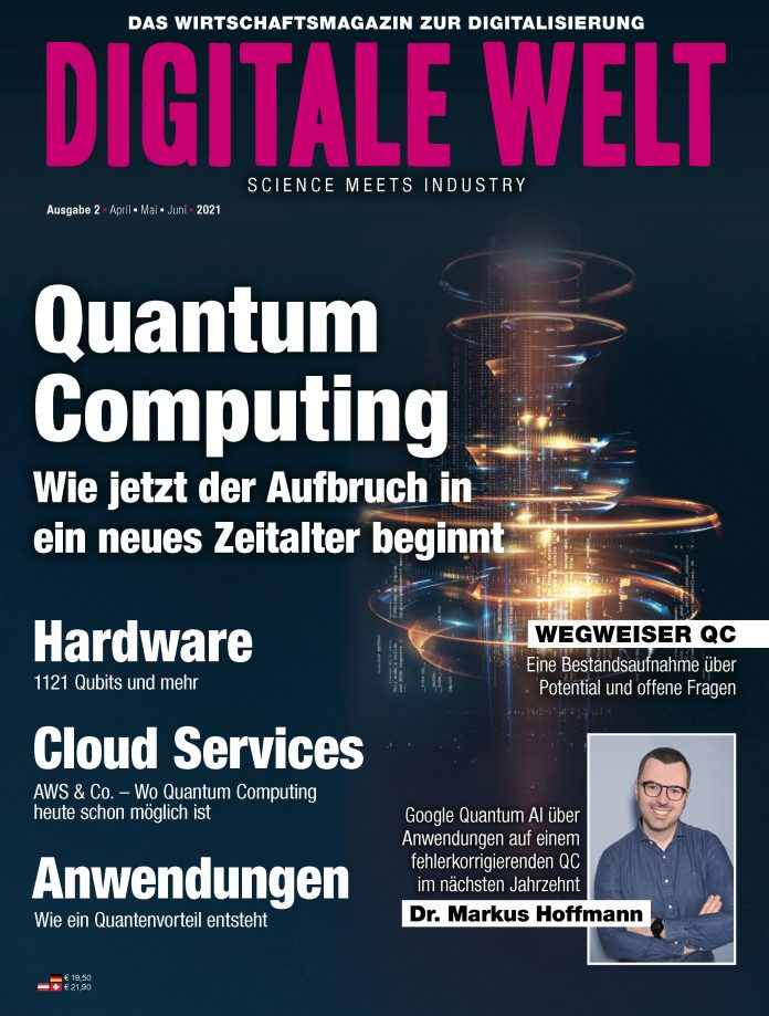 Digitale Welt 2 2021 Quantum Computing Digitale Welt Das Wirtschaftsmagazin Zur Digitalisierung